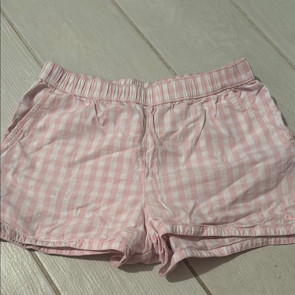 Pink Striped Women's Shorts